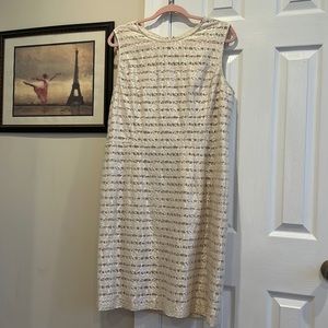 Jones New York Cream Lace Dress